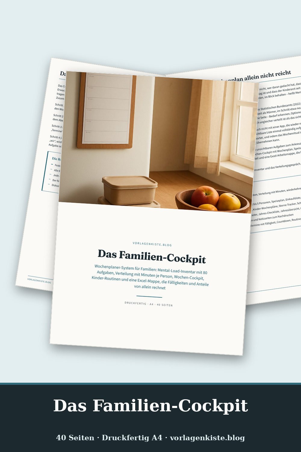 Das Familien-Cockpit – Vorschau Seite 1