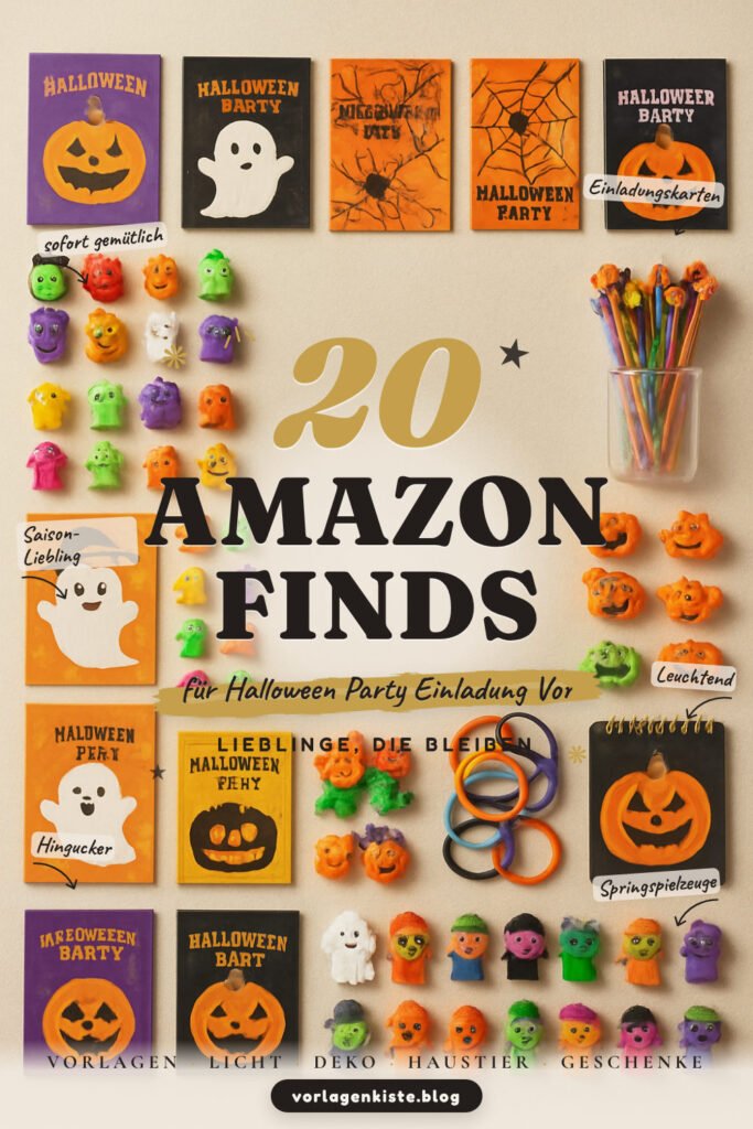 20 Amazon-Finds für Halloween Party Einladung Vorlagen zum Ausdrucken
