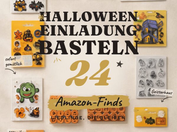 Halloween-Einladung basteln: 24 Amazon-Finds, für gruselige DIY Karten