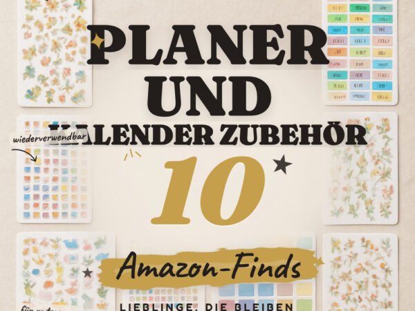 Planer- und Kalender-Zubehör: 10 Amazon-Finds, mehr Ordnung