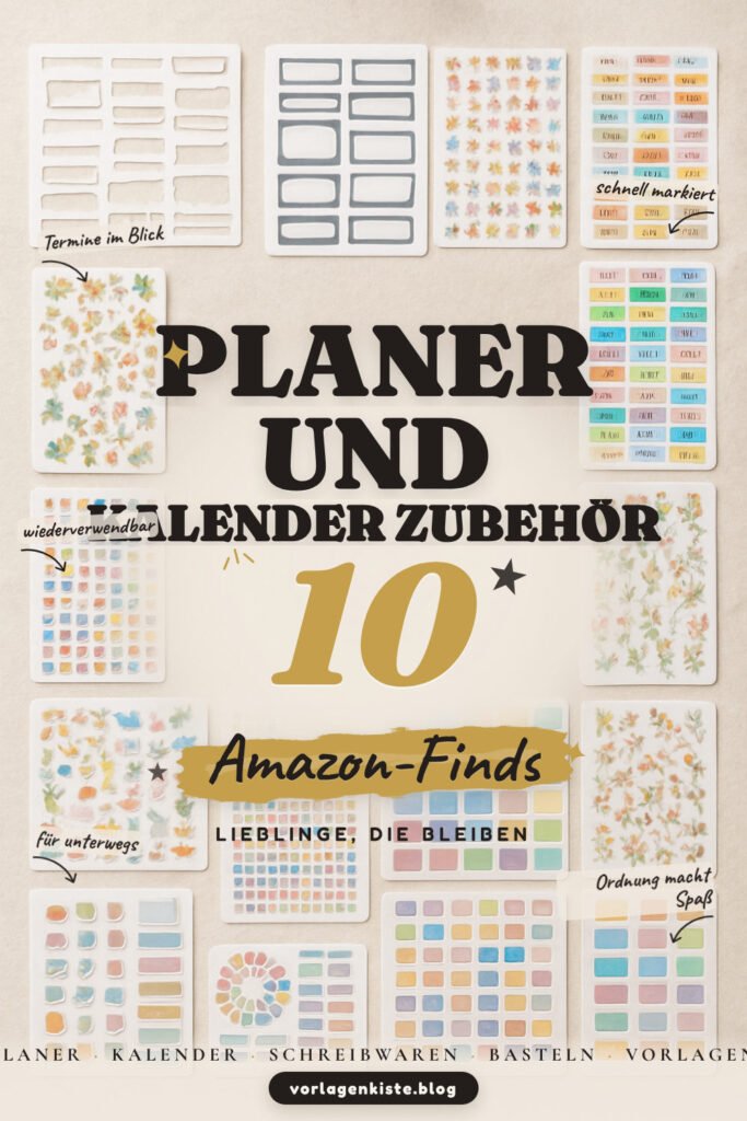 Planer- und Kalender-Zubehör: 10 Amazon-Finds, mehr Ordnung