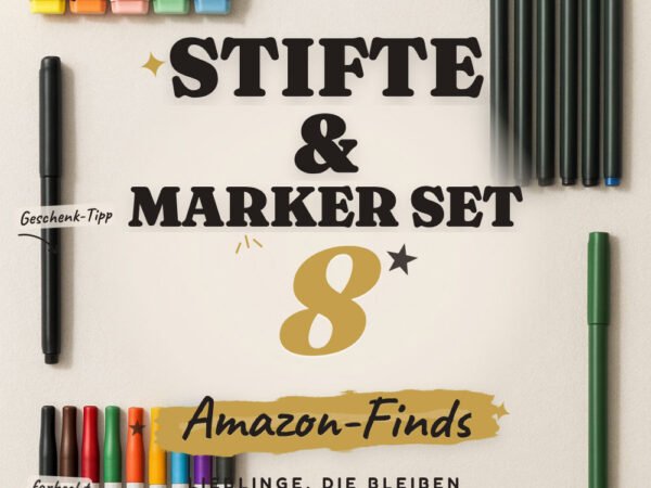 Stifte & Marker Set: 8 Amazon-Finds, perfekt zum Bullet Journal