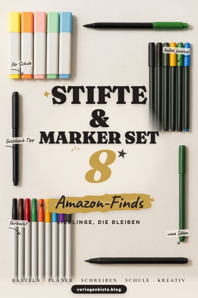 Stifte & Marker Set: 8 Amazon-Finds, perfekt zum Bullet Journal