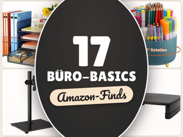 Büro-Basics: 17 Amazon-Finds, ordentlicher Schreibtisch