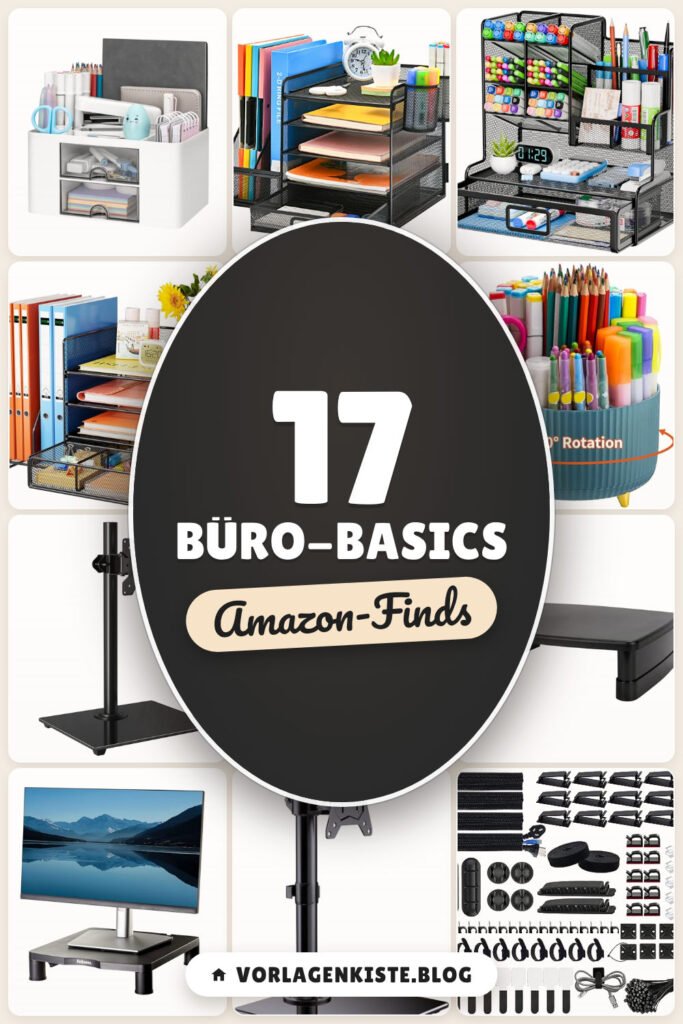 Büro-Basics: 17 Amazon-Finds, ordentlicher Schreibtisch