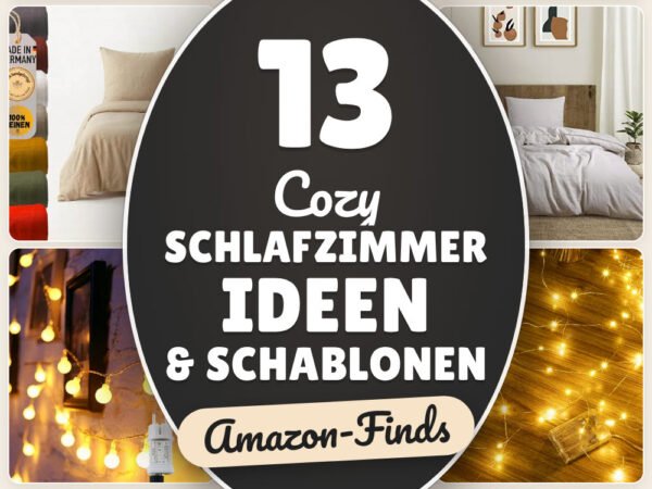 Cozy Schlafzimmer Ideen & Schablonen: 13 Amazon-Finds, für Ruhe
