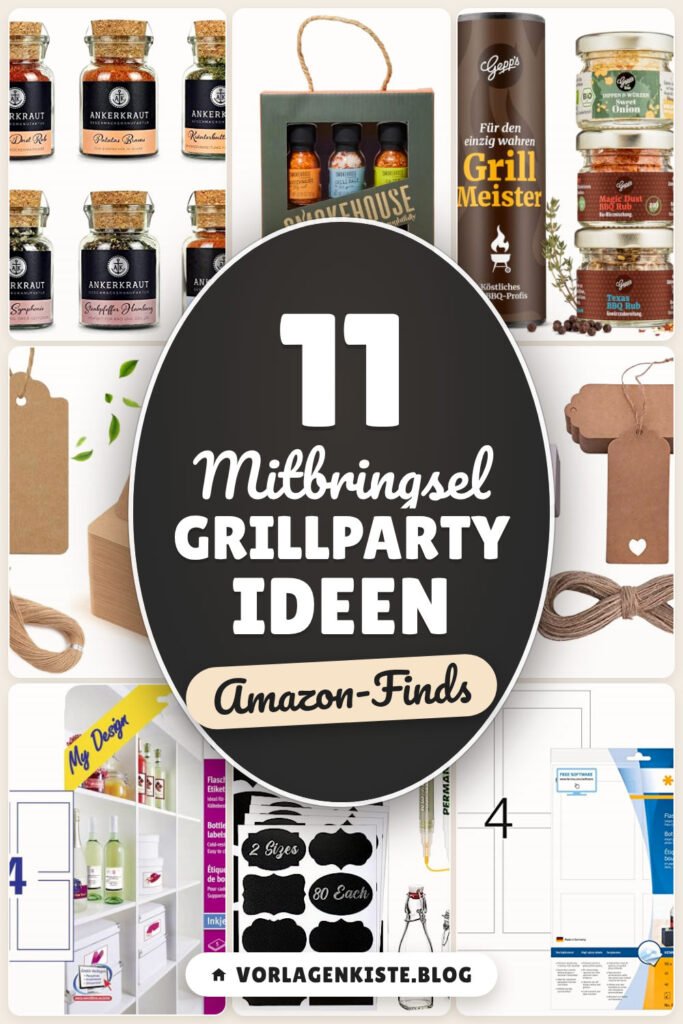 Mitbringsel Grillparty Ideen: 11 Amazon-Finds, schnell personalisiert