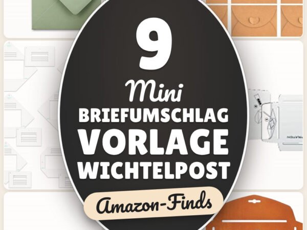 Mini Briefumschlag Vorlage Wichtelpost: 9 Amazon-Finds, sofort basteln
