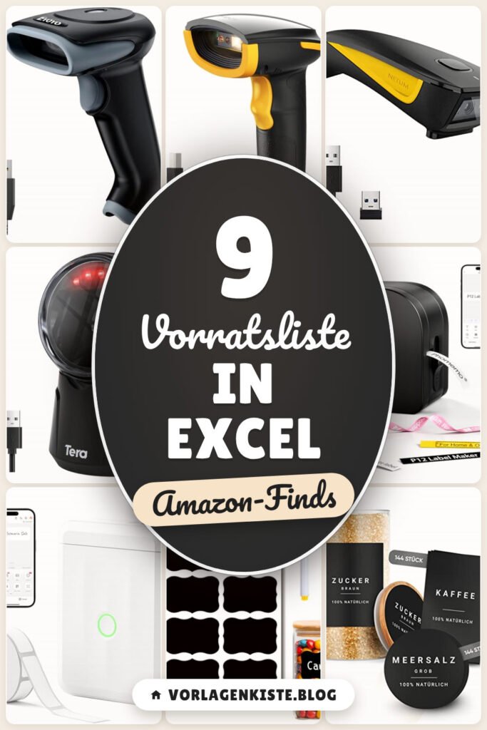 Vorratsliste in Excel: 9 Amazon-Finds, für klare Küchenordnung