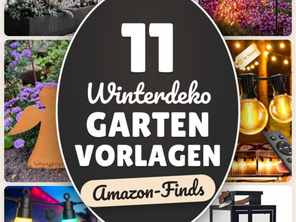 Winterdeko Garten Vorlagen: 11 Amazon-Finds, schnell gemütlich