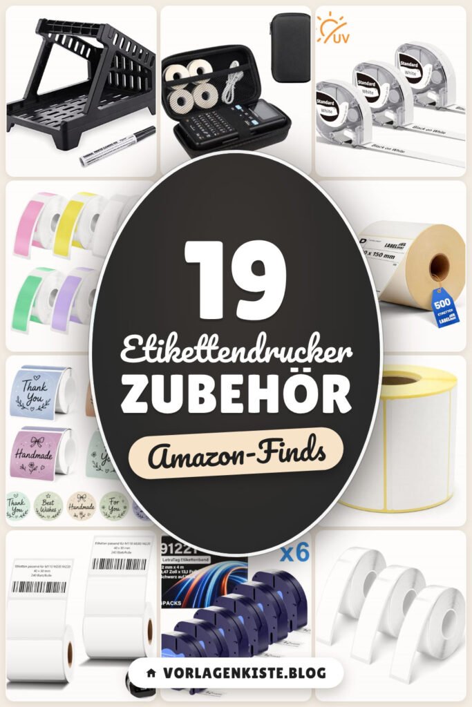 Etikettendrucker Zubehör: 19 Amazon-Finds, ordnen und nachfüllen