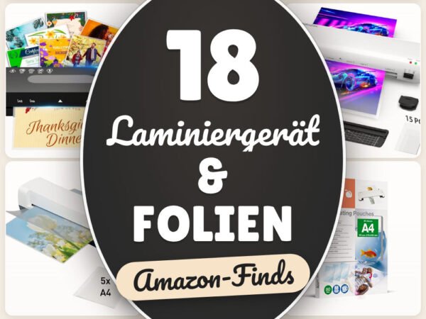 Laminiergerät & Folien: 18 Amazon-Finds, für Schule & Büro