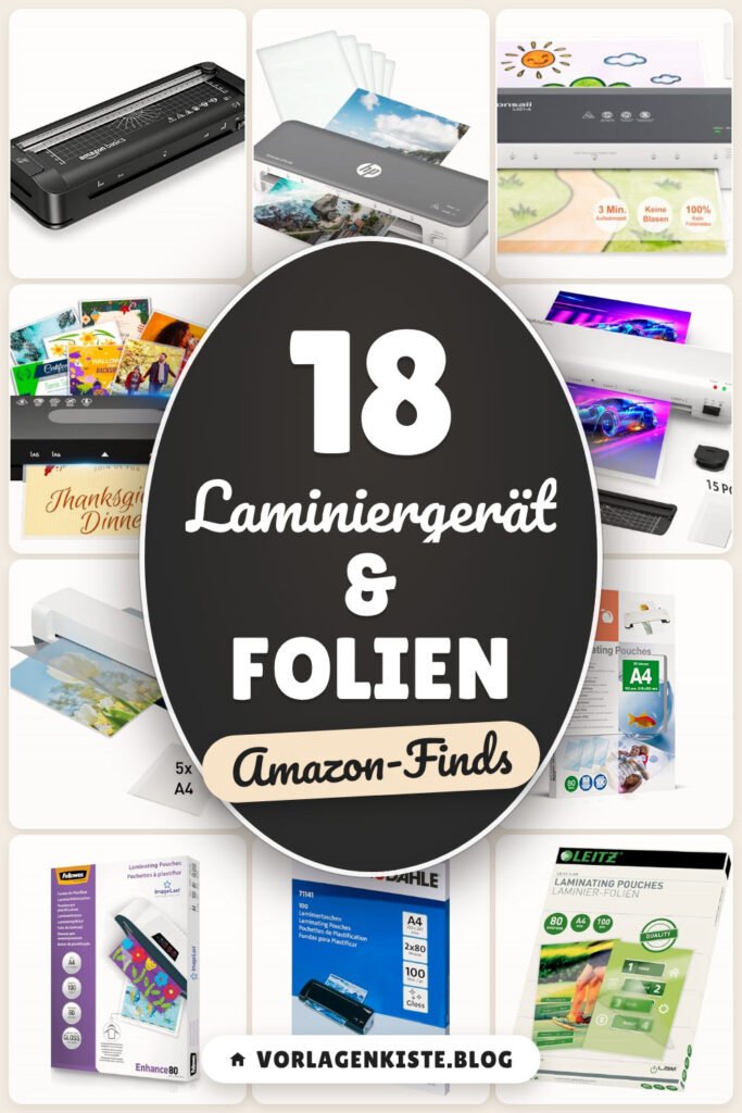 Laminiergerät & Folien: 18 Amazon-Finds, für Schule & Büro