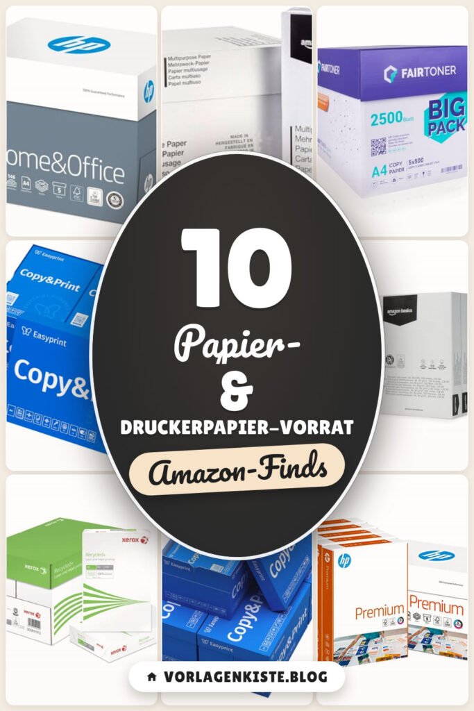 Papier- & Druckerpapier-Vorrat: 10 Amazon-Finds, immer parat