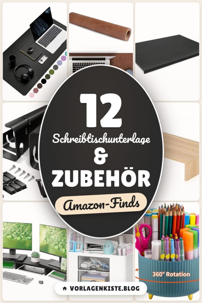 Schreibtischunterlage & Zubehör: 12 Amazon-Finds, klarer Kopf