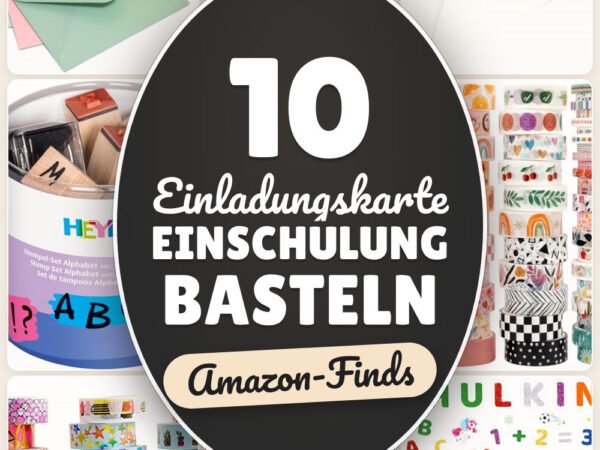 Einladungskarte Einschulung basteln: 10 Amazon-Finds