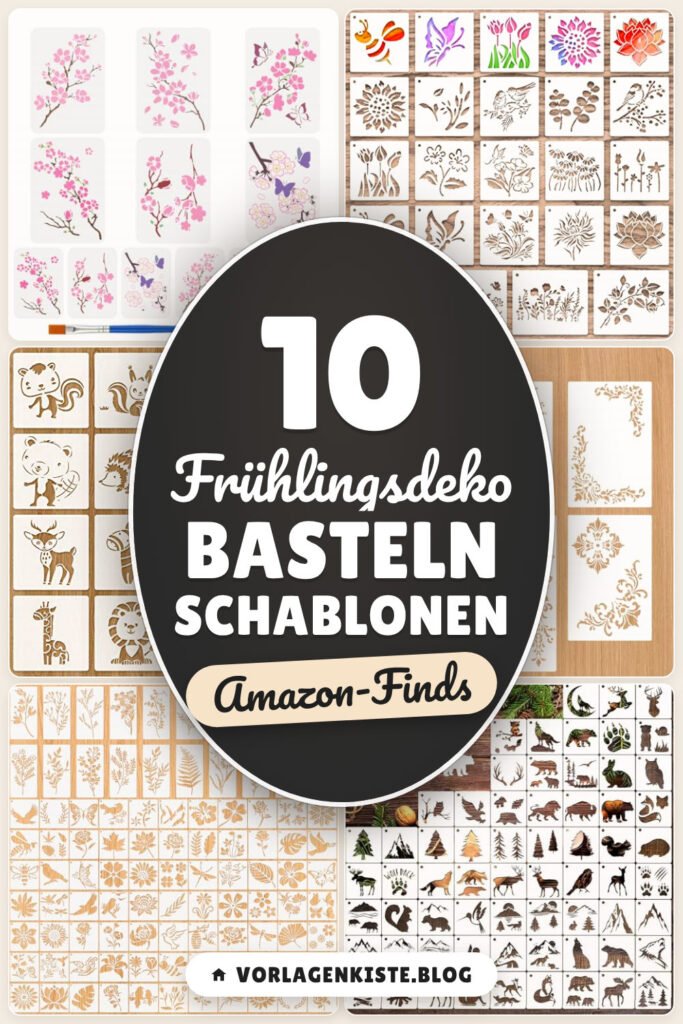 Frühlingsdeko basteln Schablonen: 10 Amazon-Finds, sofort startklar