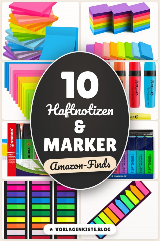 Haftnotizen & Marker: 10 Amazon-Finds, fürs schnelle Planen