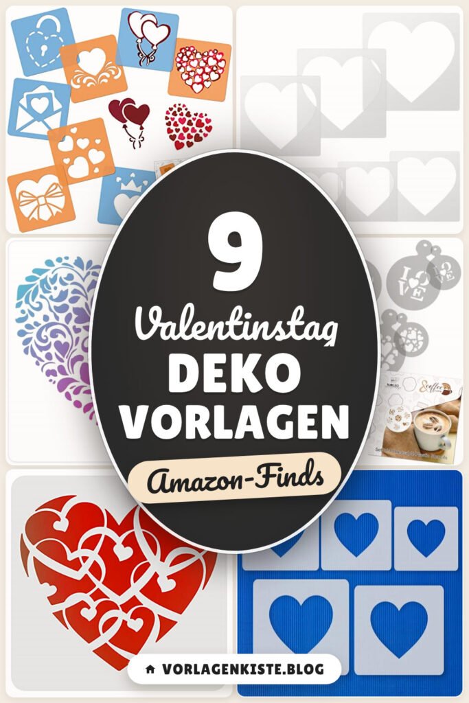 Valentinstag Deko Vorlagen: 9 Amazon-Finds, sofort basteln
