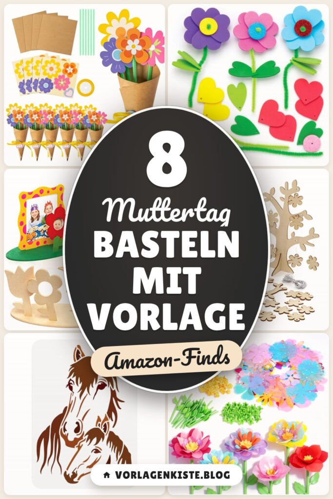 Muttertag basteln mit Vorlage: 8 Amazon-Finds, schnell personalisiert