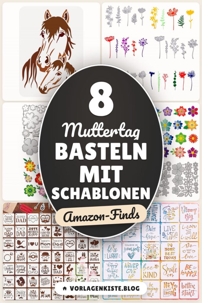 Muttertag basteln mit Schablonen: 8 Amazon-Finds, sofort loslegen
