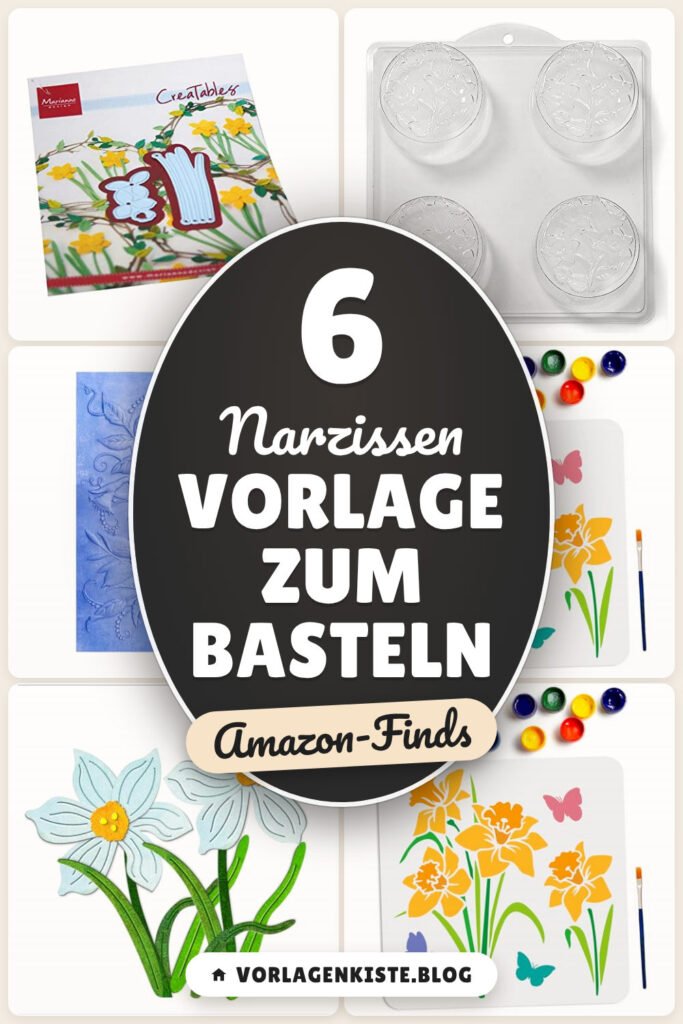 Narzissen Vorlage zum Basteln: 6 Amazon-Finds, sofort loslegen