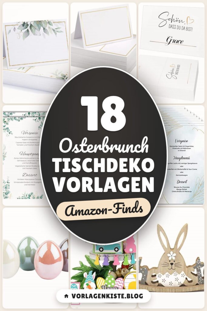 Osterbrunch Tischdeko Vorlagen: 18 Amazon-Finds, schnell gedeckt