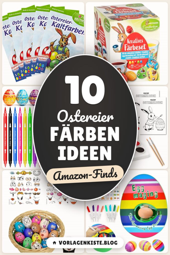Ostereier färben Ideen: 10 Amazon-Finds, mit Vorlagen