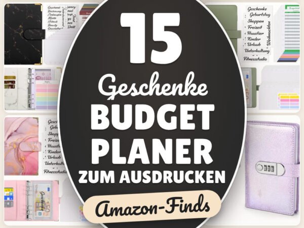 Geschenke Budget Planer zum Ausdrucken: 15 Amazon-Finds