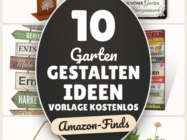 Garten gestalten Ideen Vorlage kostenlos: 10 Amazon-Finds