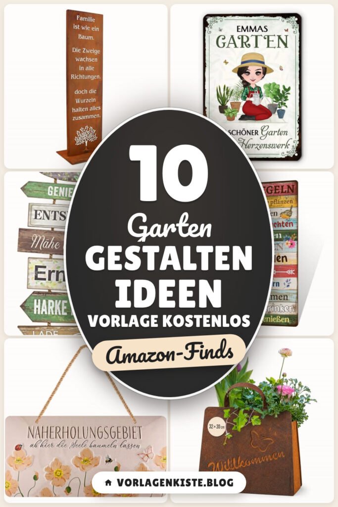 Garten gestalten Ideen Vorlage kostenlos: 10 Amazon-Finds