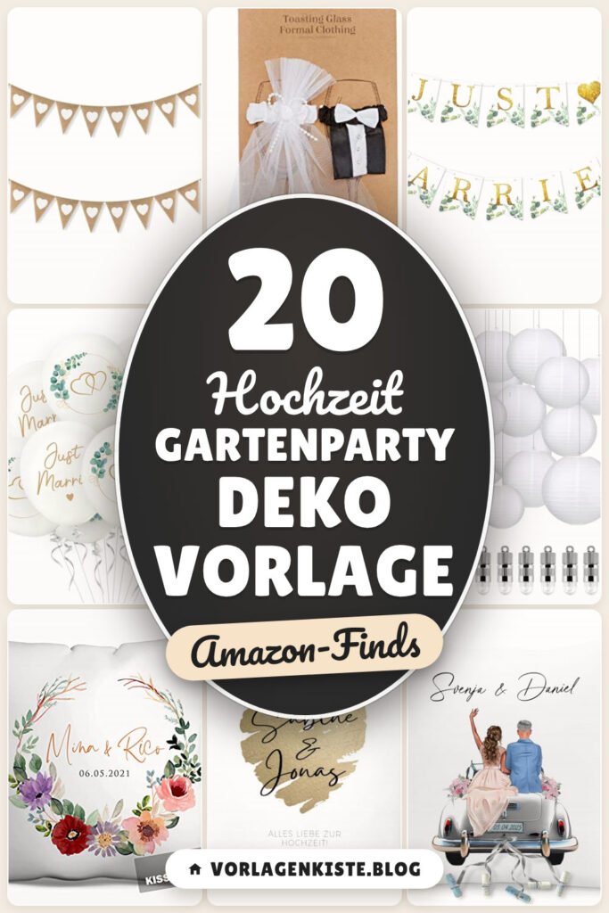 Hochzeit Gartenparty Deko Vorlage: 20 Amazon-Finds, die jeder braucht
