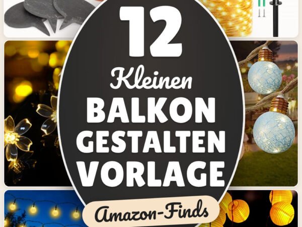 Kleinen Balkon gestalten Vorlage: 12 Amazon-Finds, die du lieben wirst