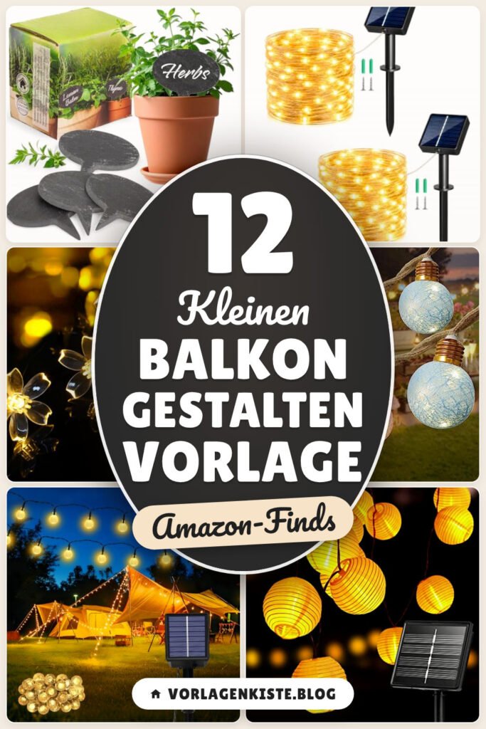 Kleinen Balkon gestalten Vorlage: 12 Amazon-Finds, die du lieben wirst