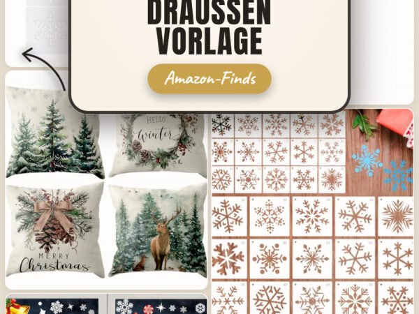 Weihnachtsdeko draußen Vorlage: 20 Amazon-Finds, die du lieben wirst