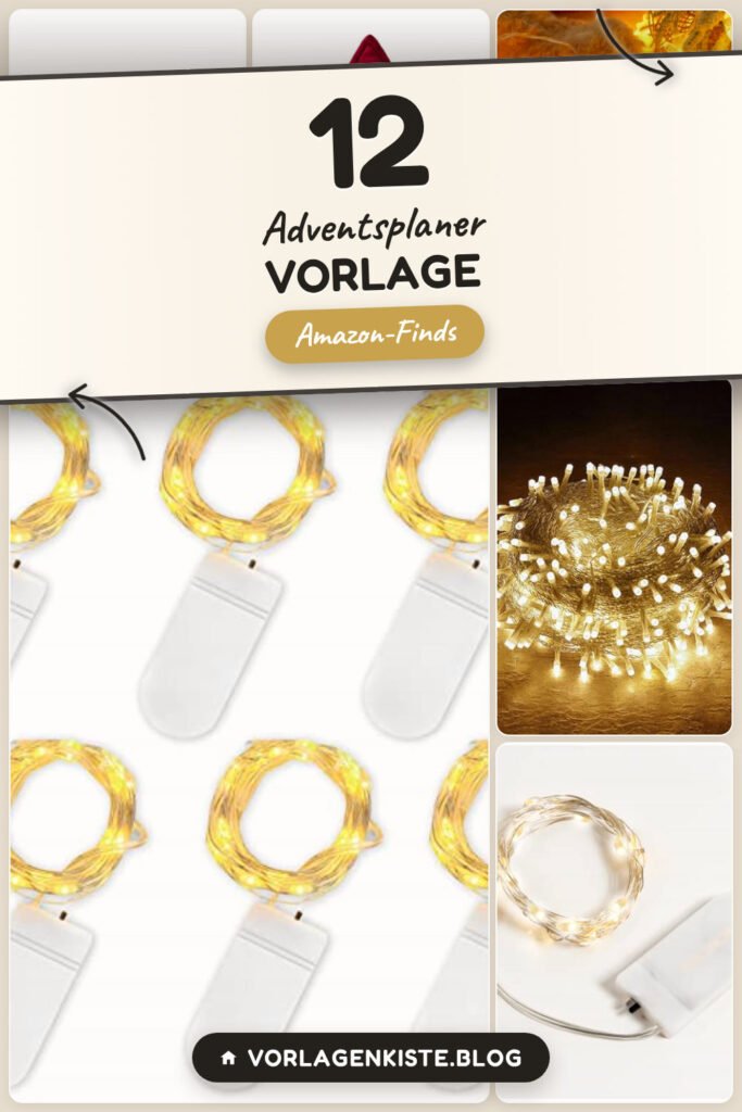 Adventsplaner Vorlage: 12 Amazon-Finds, die sich wirklich lohnen