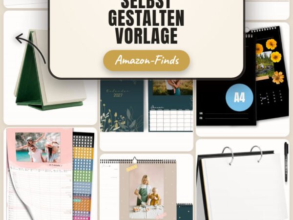 Kalender selbst gestalten Vorlage: 18 Amazon-Finds