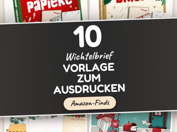 Wichtelbrief Vorlage zum Ausdrucken: 10 Amazon-Finds