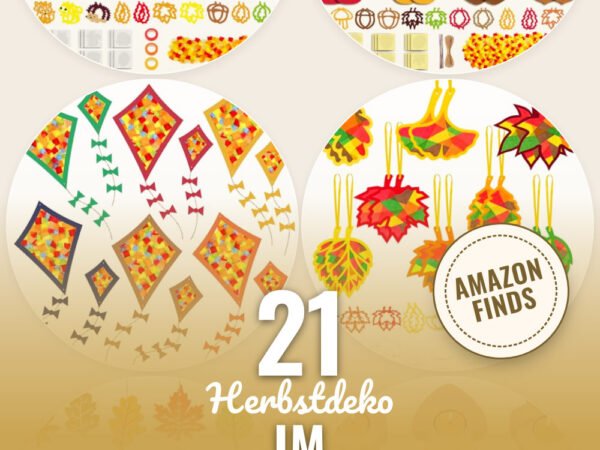 Herbstdeko im Glas Vorlagen zum Ausdrucken: 21 Amazon-Finds