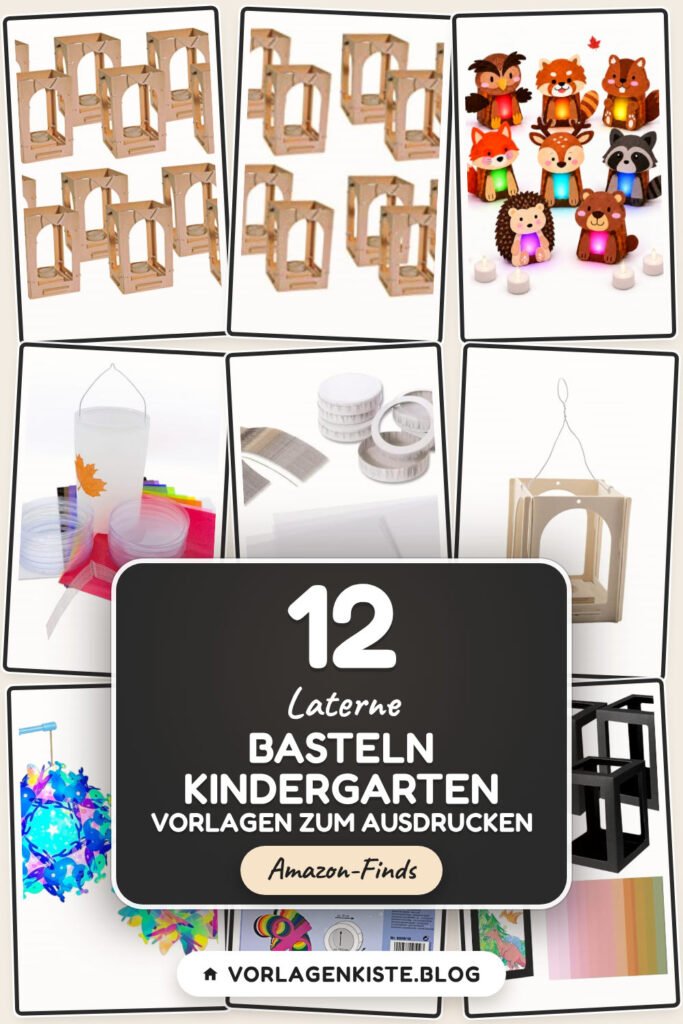 Laterne basteln Kindergarten Vorlagen zum Ausdrucken: 12 Amazon-Finds