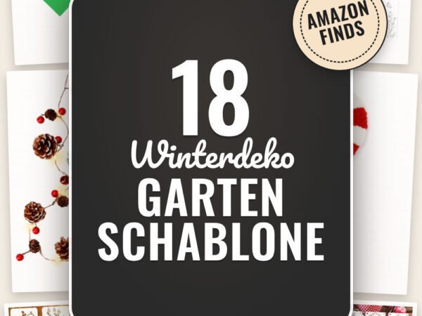 Winterdeko Garten Schablone: 18 Amazon-Finds, die sich wirklich lohnen
