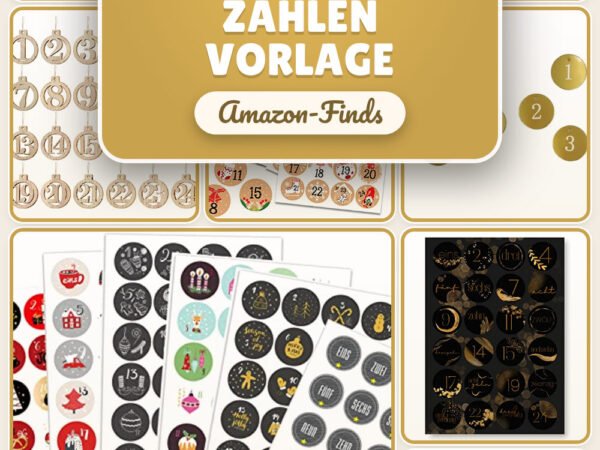 Adventskalender Zahlen Vorlage: 15 Amazon-Finds, die jeden Cent wert sind