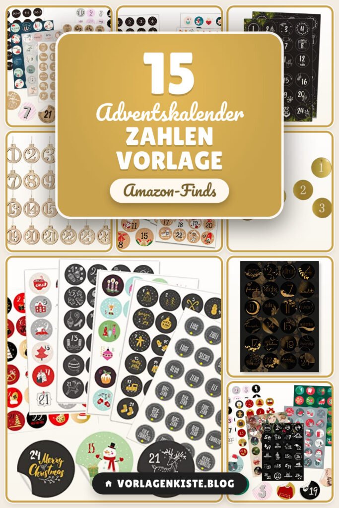 Adventskalender Zahlen Vorlage: 15 Amazon-Finds, die jeden Cent wert sind