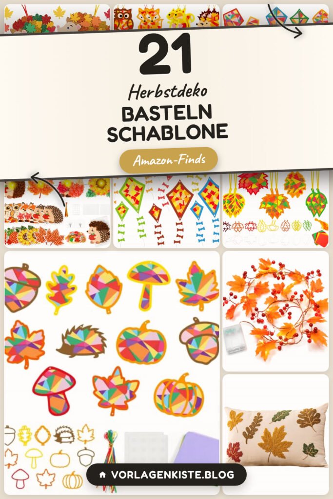 Herbstdeko basteln Schablone: 21 Amazon-Finds, die sofort Freude machen