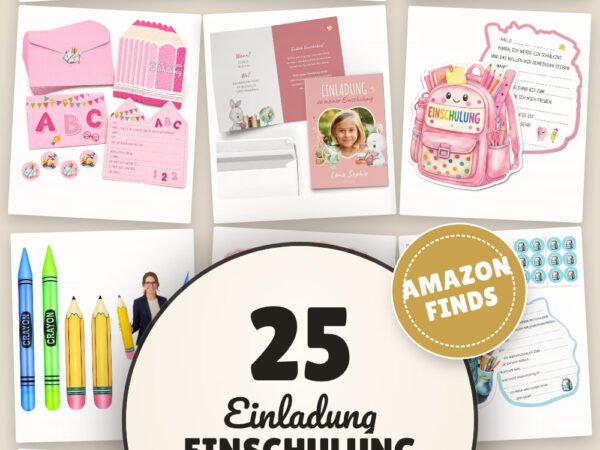 Einladung Einschulung Stift Vorlage: 25 Amazon-Finds