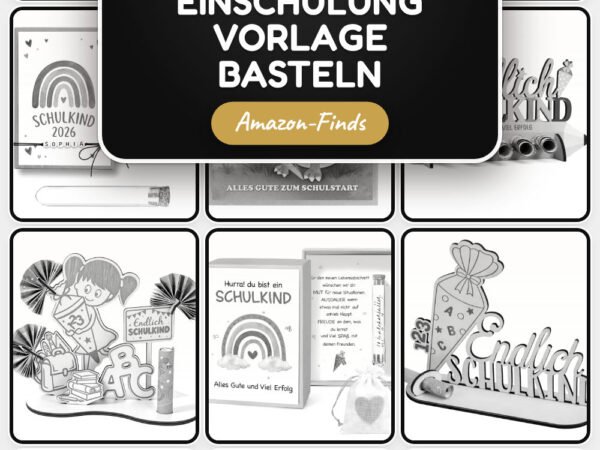 Geldgeschenk Einschulung Vorlage basteln: 24 Amazon-Finds