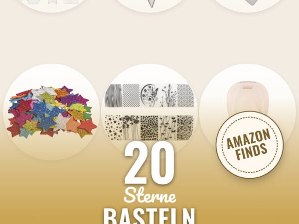 Sterne basteln Vorlagen zum Ausdrucken: 20 Amazon-Finds