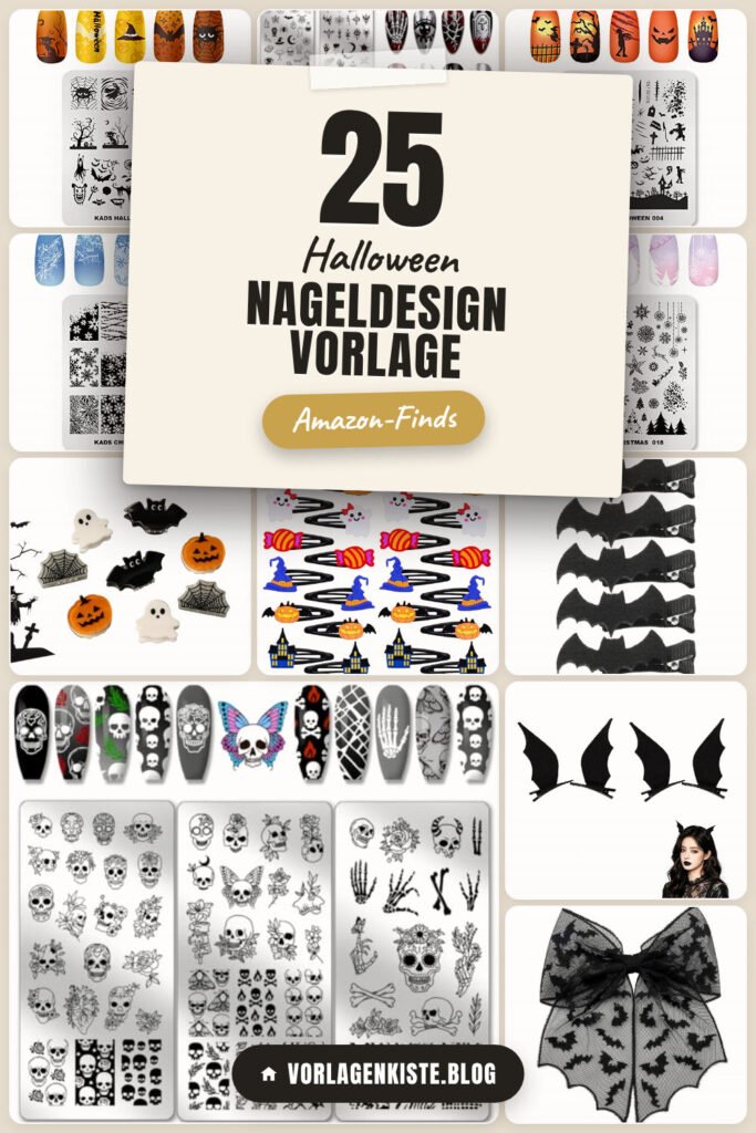 Halloween Nageldesign Vorlage: 25 Amazon-Finds, die du lieben wirst