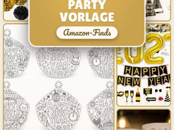 Silvester Party Vorlage: 10 Amazon-Finds, die du lieben wirst