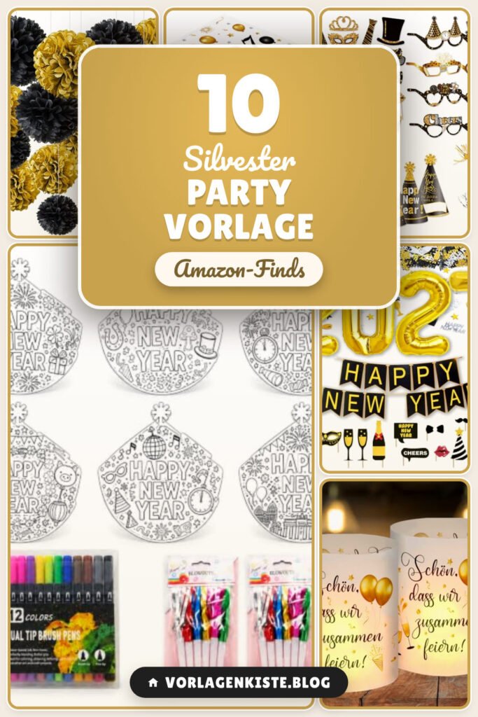 Silvester Party Vorlage: 10 Amazon-Finds, die du lieben wirst